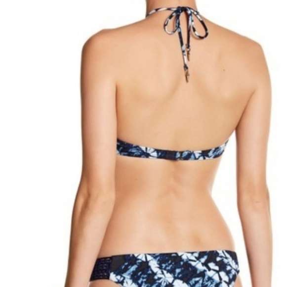 Dolce Vita Blue High Neck Bikini … - Picture 2 of 4
